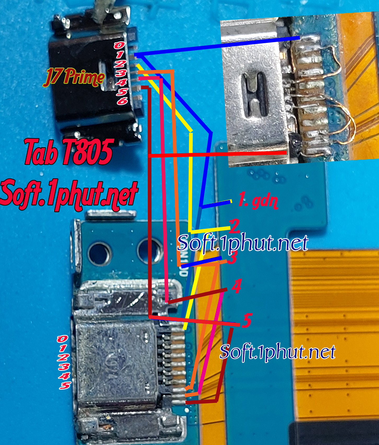 Samsung Tab T805 Lỗi Chân Sạc, Thay Chân Sạc Mới