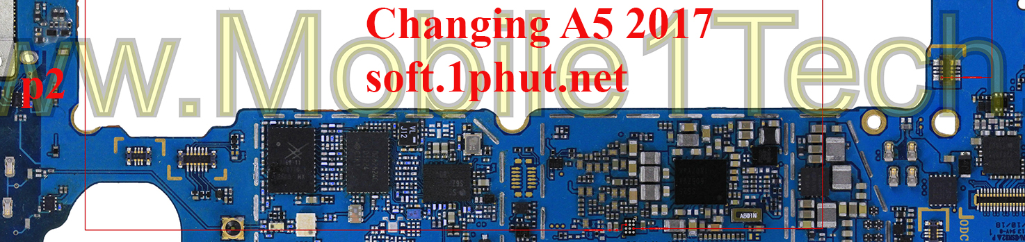 Samsung A5 2017 sơ đồ chân sạc và usb