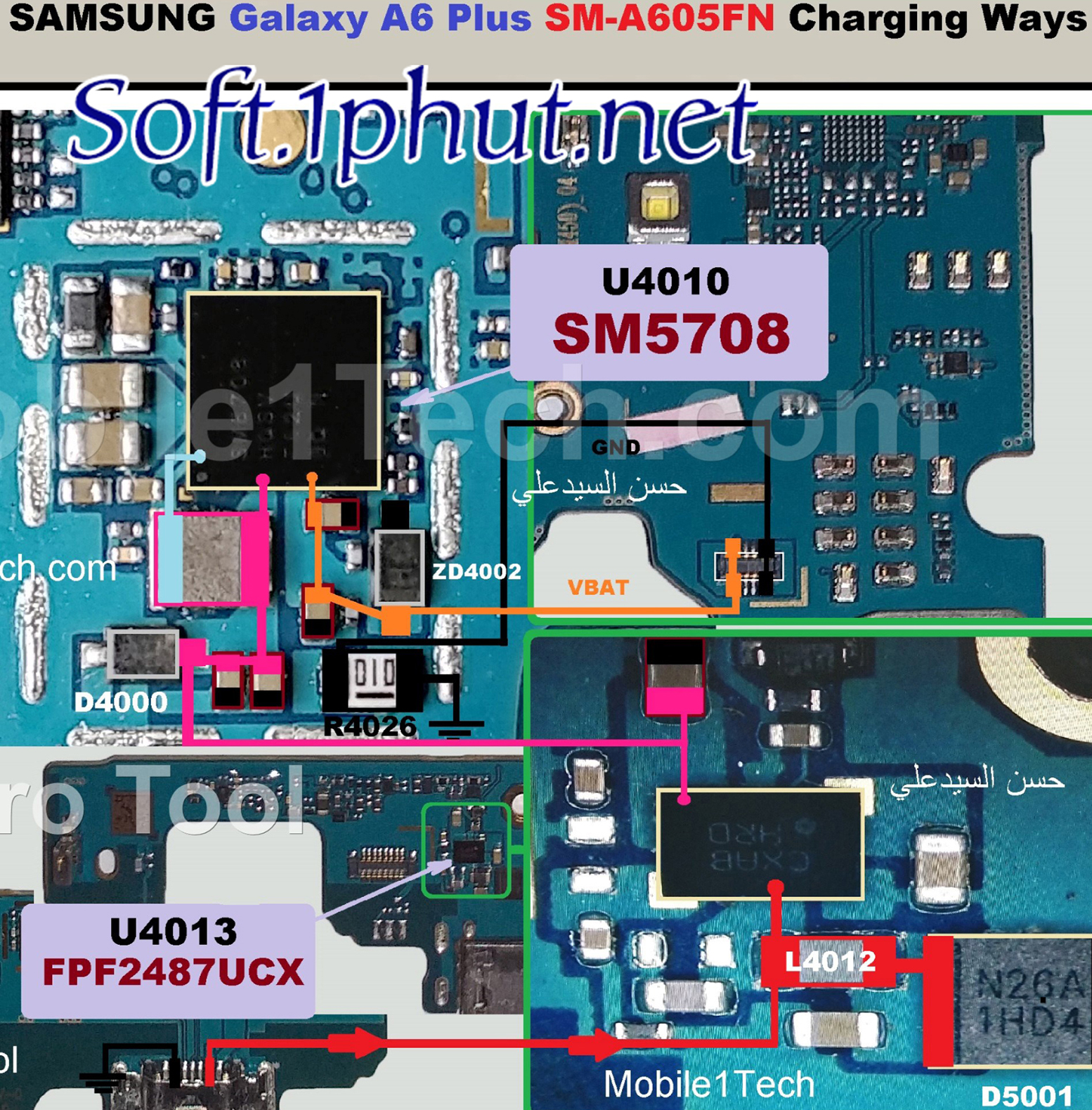 Samsung  A6 Plus A605 changing way