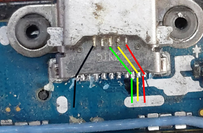Charging Samsung A500