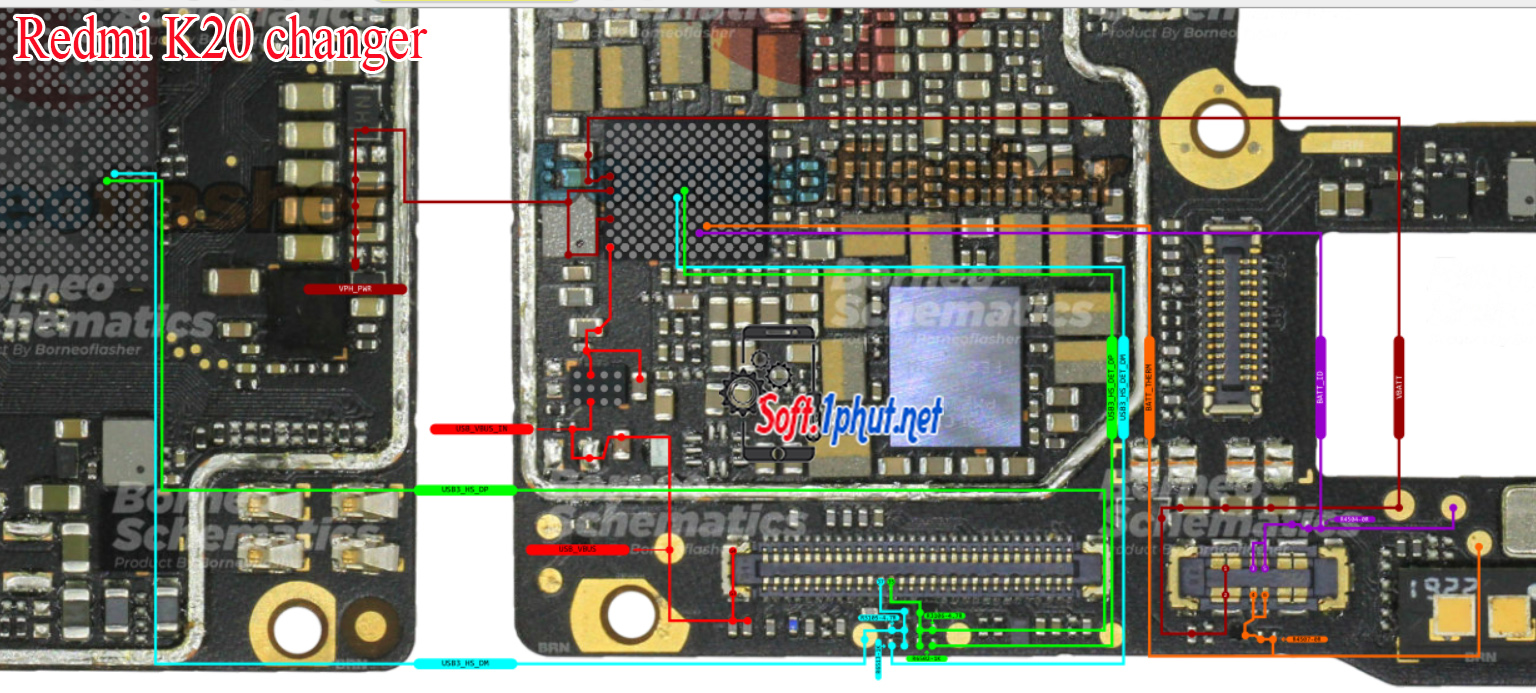 Redmi K20 Changer Solution Schematic