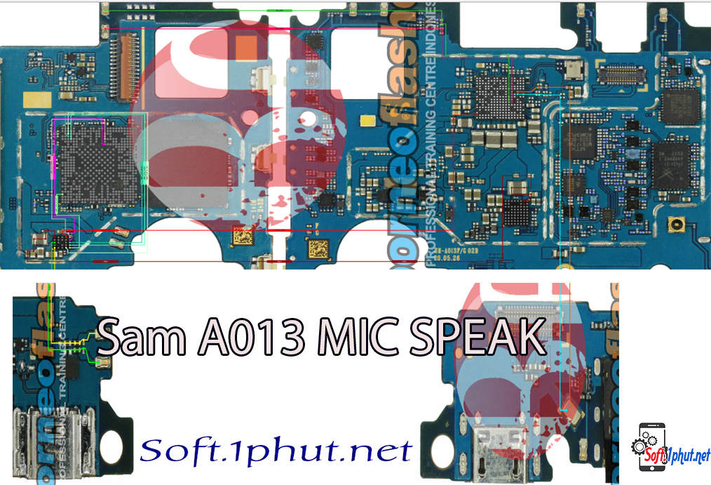 Sơ đồ sửa chữa mic nói Sam A013