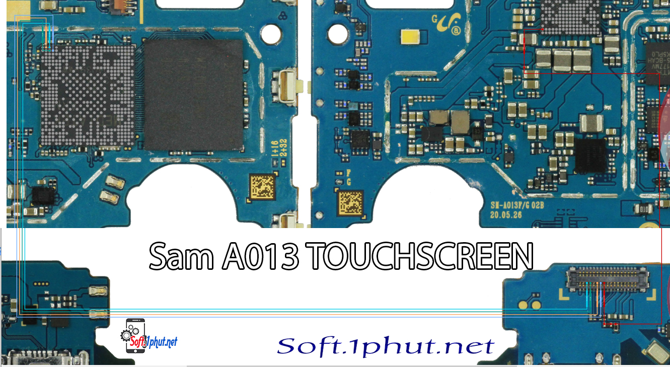 Sơ đồ sửa chữa cảm ứng Sam A013