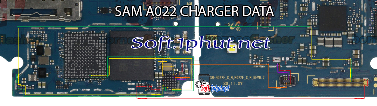 SƠ ĐỒ SỬA CHỮA LỖI SẠC SAMSUNG A02, A022, GIẢI PHÁP CHI TIẾT