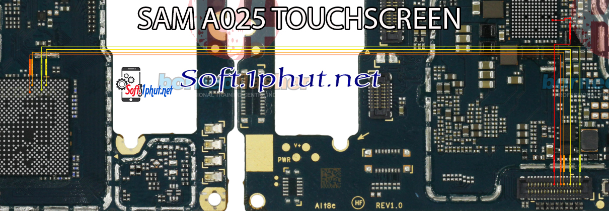 SƠ ĐỒ SỬA CHỮA CẢM ỨNG SAMSUNG A02S, A025