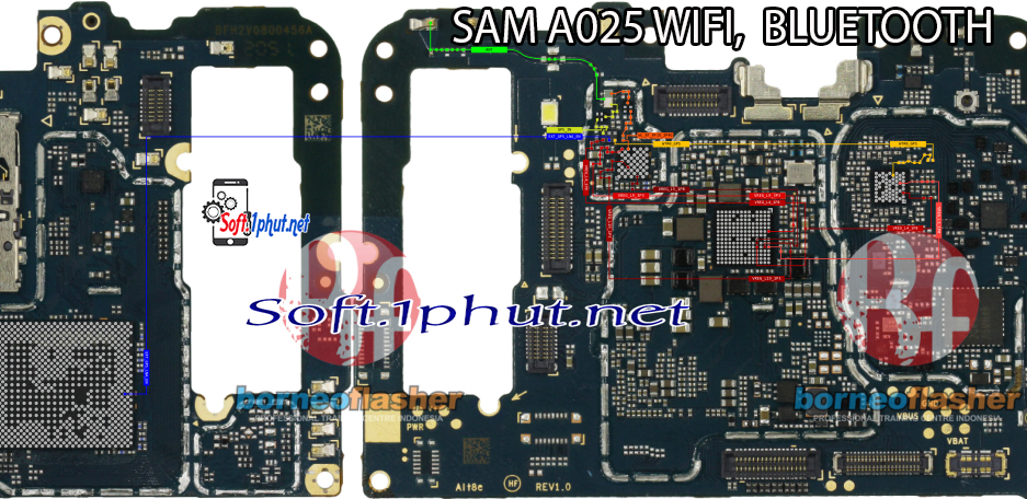 SƠ ĐỒ SỬA CHỮA WIFI, BLUETOOTH SAM A02S, A025