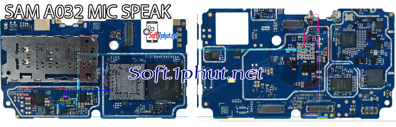SƠ ĐỒ SỬA CHỮA LỖI MIC SAM A032