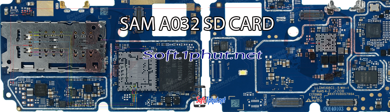 SƠ ĐỒ SỬA CHỮA LỖI THẺ NHỚ SAM A032
