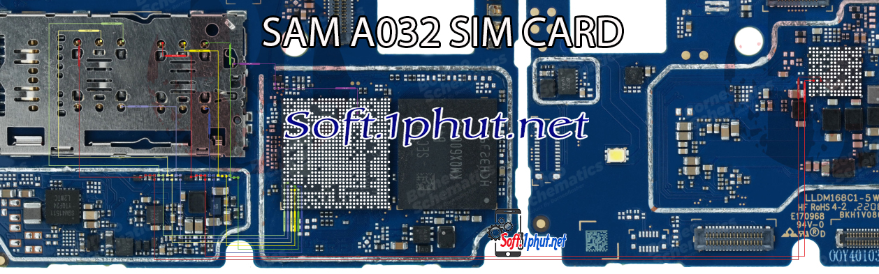 SƠ ĐỒ SỬA CHỮA KHAY SIM SAM A032