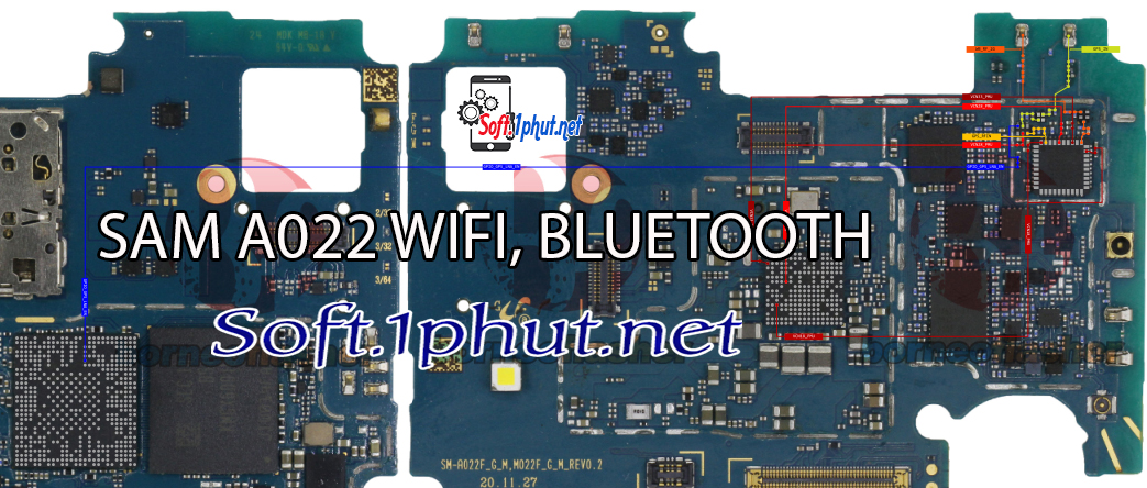 Sơ đồ sửa chữa wifi, bluetooth SAM A022