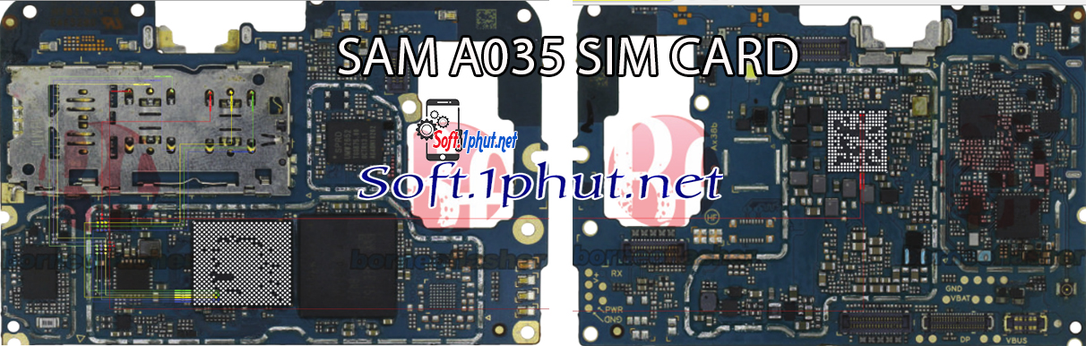 SƠ ĐỒ SỬA CHỮA KHAY SIM SAM A035
