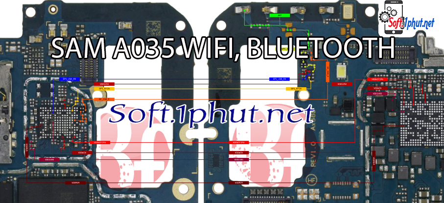 SƠ ĐỒ SỬA CHỮA LỖI WIFI, BLUETOOTH SAM A035