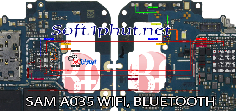 SƠ ĐỒ SỬA CHỮA LỖI WIFI, BLUETOOTH SAM A035