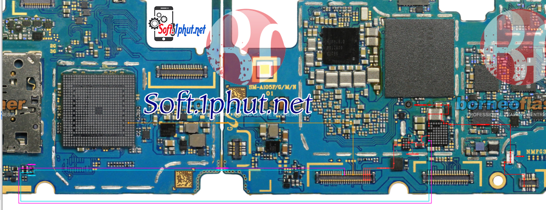 SƠ ĐỒ SỬA CHỮA LỖI SẠC SAM A105