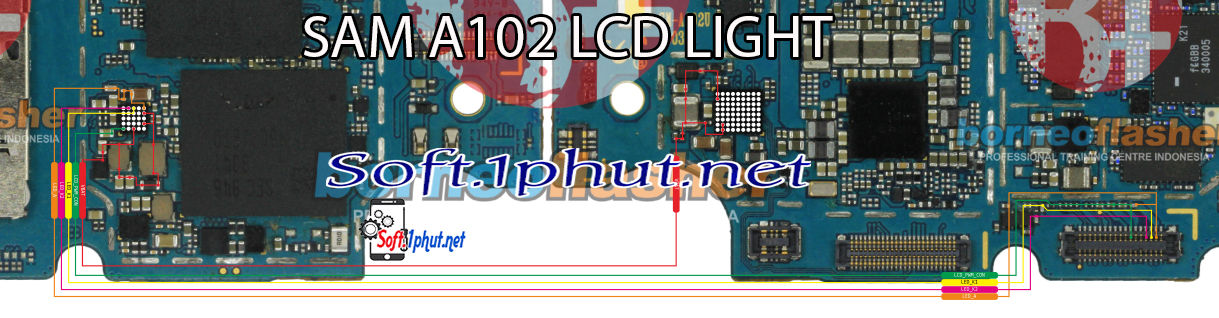 SƠ ĐỒ SỬA ĐÈN MÀN HÌNH SAM A102