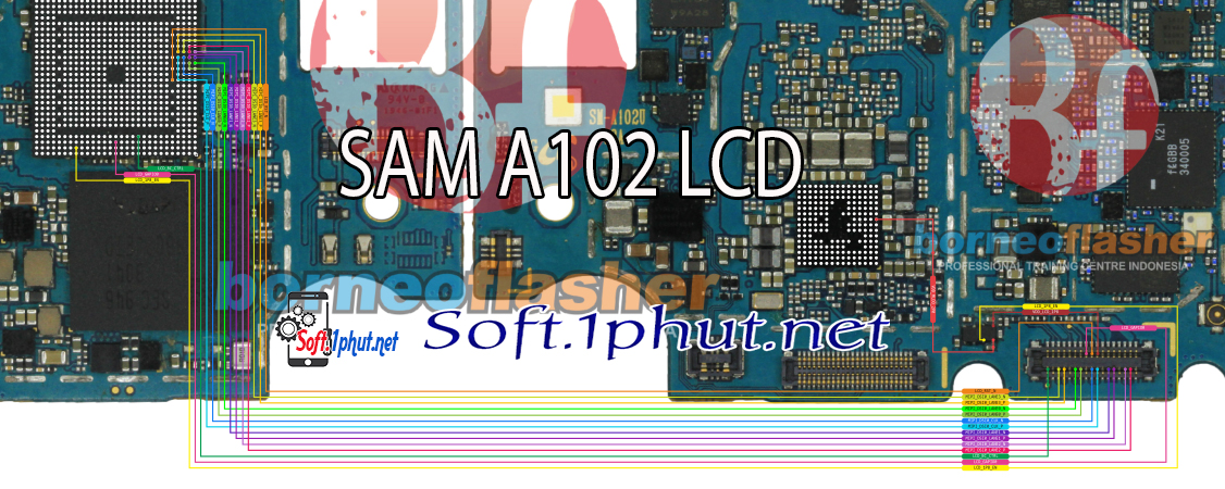 SƠ ĐỒ, GIẢI PHÁP SỬA CHỮA SAMSUNG A105, A10e LỖI MẤT HIỂN THỊ MÀN HÌNH