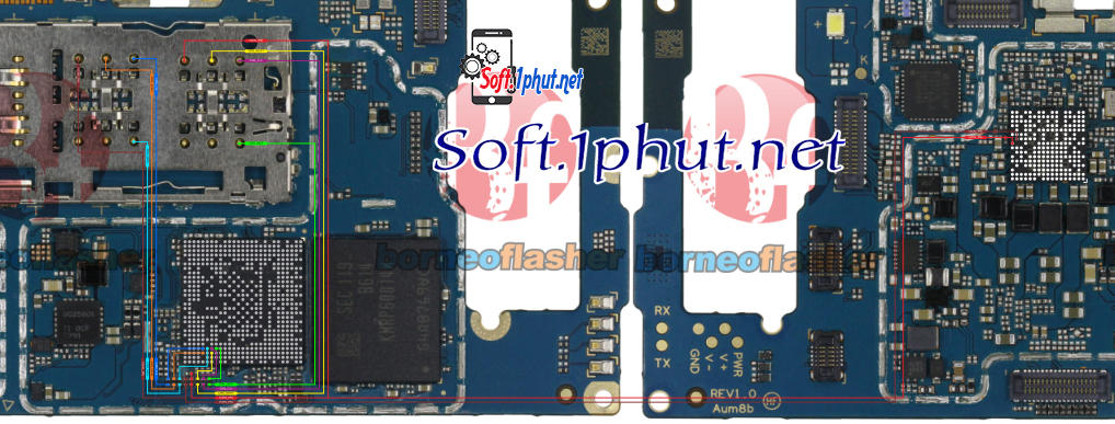 SƠ ĐỒ SỬA CHỮA KHAY SIM SAM A037