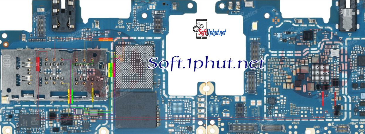 SƠ ĐỒ SỬA CHỮA KHAY SIM SAM A115