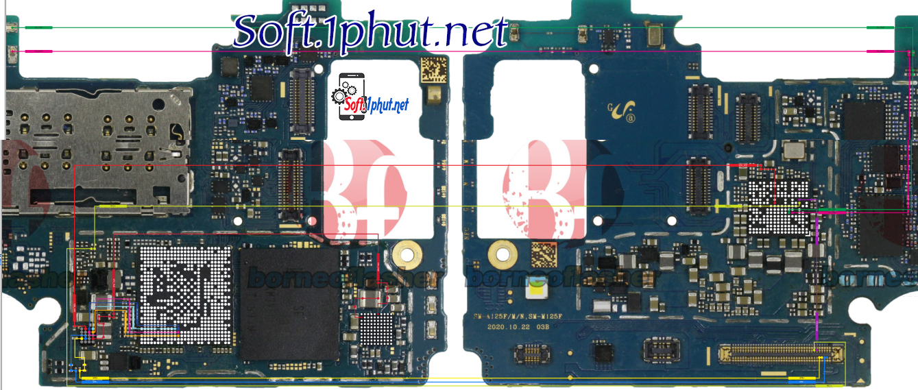 SƠ ĐỒ SỬA CHỮA LỖI MIC SAM A125