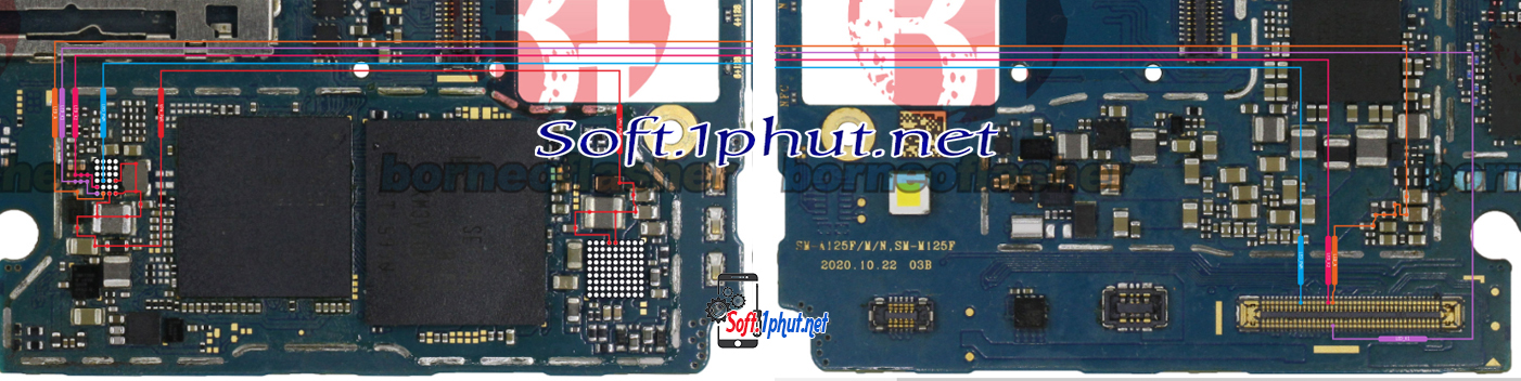 SƠ ĐỒ SỬA CHỮA LỖI ĐÈN MÀN HÌNH KHÔNG LÊN SAMSUNG A12, A125