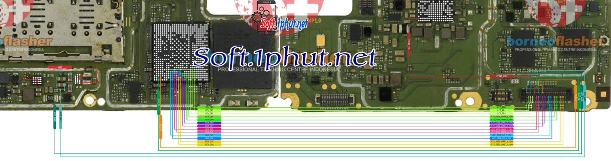 SƠ ĐỒ, GIẢI PHÁP SỬA CHỮA SAMSUNG A107, A10S LỖI MẤT HIỂN THỊ MÀN HÌNH