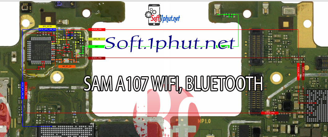 SƠ ĐỒ SỬA CHỮA LỖI WIFI, BLUETOOTH SAM A107