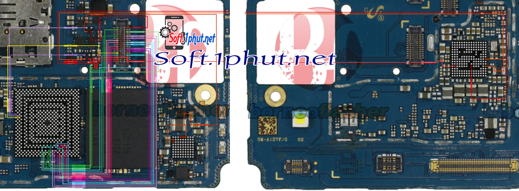 SƠ ĐỒ  SỬA CHỮA CAMERA SAU 48M KHÔNG HOẠT ĐỘNG, BỊ MỜ SAMSUNG A12, A127