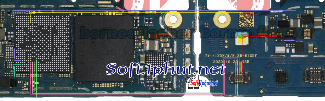 SƠ ĐỒ SỬA CHỮA VÂN TAY SAM A125