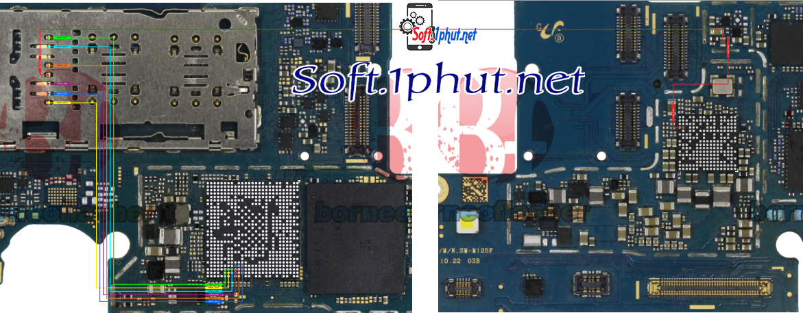 SƠ ĐỒ SỬA CHỮA LỖI THẺ NHỚ KHÔNG VÀO SAMSUNG A12, A125