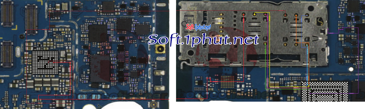 SƠ ĐỒ SỬA CHỮA KHAY SIM SAM A127