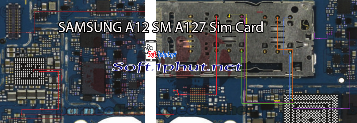 SƠ ĐỒ SỬA CHỮA LỖI VÀO SIM, SIM KHÔNG HỢP LỆ SAMSUNG A12, A127