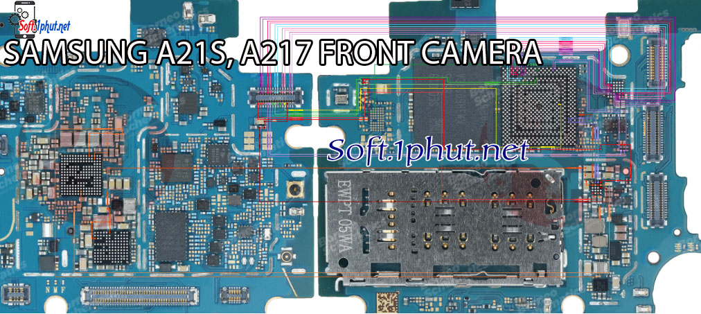 SƠ ĐỒ SỬA CHỮA CAM TRƯỚC KHÔNG HOẠT ĐỘNG, BỊ MỜ SAMSUNG A21S, A217