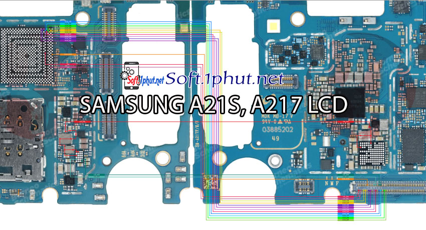 SƠ ĐỒ SỬA CHỮA LỖI MÀN HÌNH KHÔNG HIỂN THỊ SAMSUNG A21S, A217