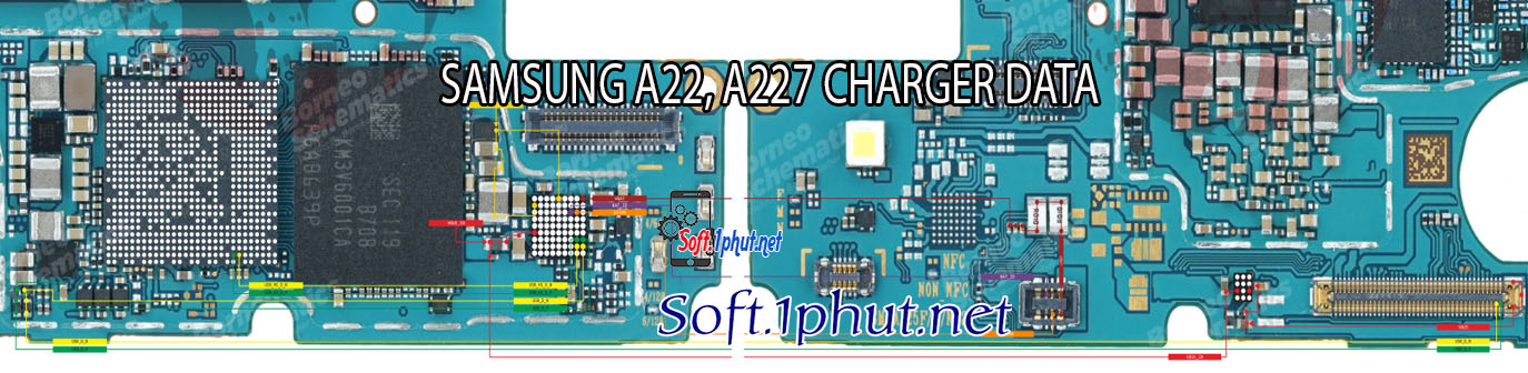 SƠ ĐỒ SỬA CHỮA LỖI SẠC, SAMSUNG A22, A225