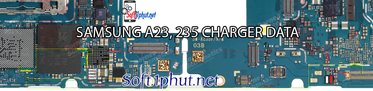 SƠ ĐỒ SỬA CHỮA LỖI SẠC SAMSUNG A23, A235