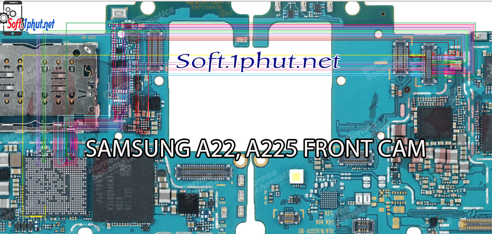 SƠ ĐỒ SỬA CHỮA CAM TRƯỚC BỊ MỜ, KHÔNG HOẠT ĐỘNG SAMSUNG A22, A225