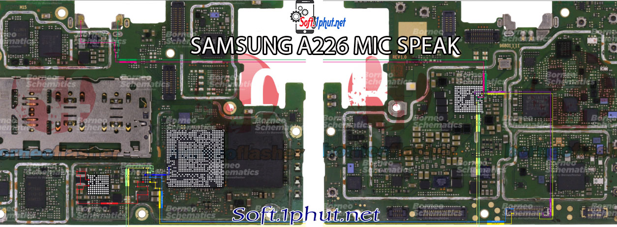 SƠ ĐỒ SỬA CHỮA LỖI MIC NÓI SAMSUNG A226