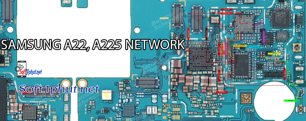 SƠ ĐỒ SỬA CHỮA LỖI MẠNG KHÔNG HIỂN THỊ SAMSUNG A22, A225