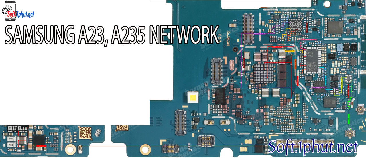 SƠ ĐỒ SỬA CHỮA LỖI MẠNG KHÔNG HIỂN THỊ SAMSUNG A23, A235