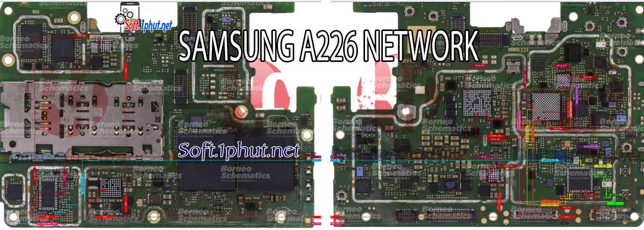 SƠ ĐỒ SỬA CHỮA LỖI MẠNG SAMSUNG A226