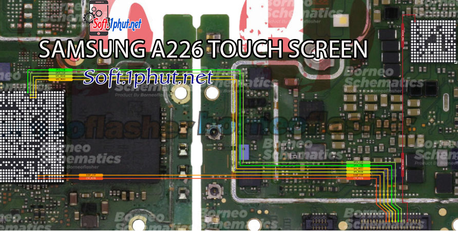 SƠ ĐỒ SỬA CHỮA LỖI CẢM ỨNG SAMSUNG A226
