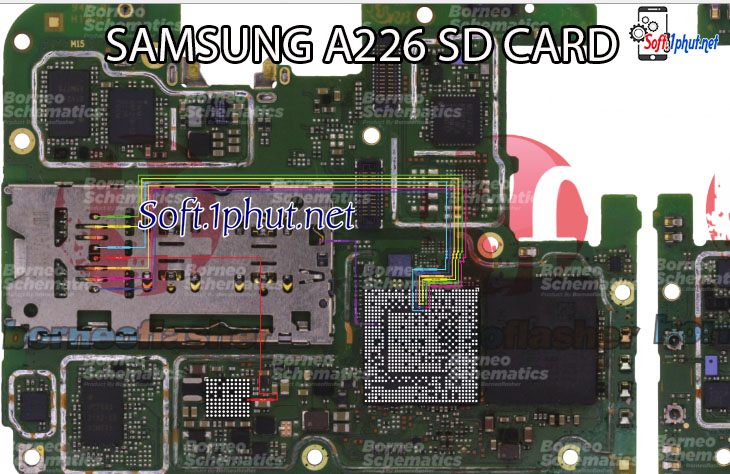 SƠ ĐỒ SỬA CHỮA LỖI THẺ NHỚ SAMSUNG A226