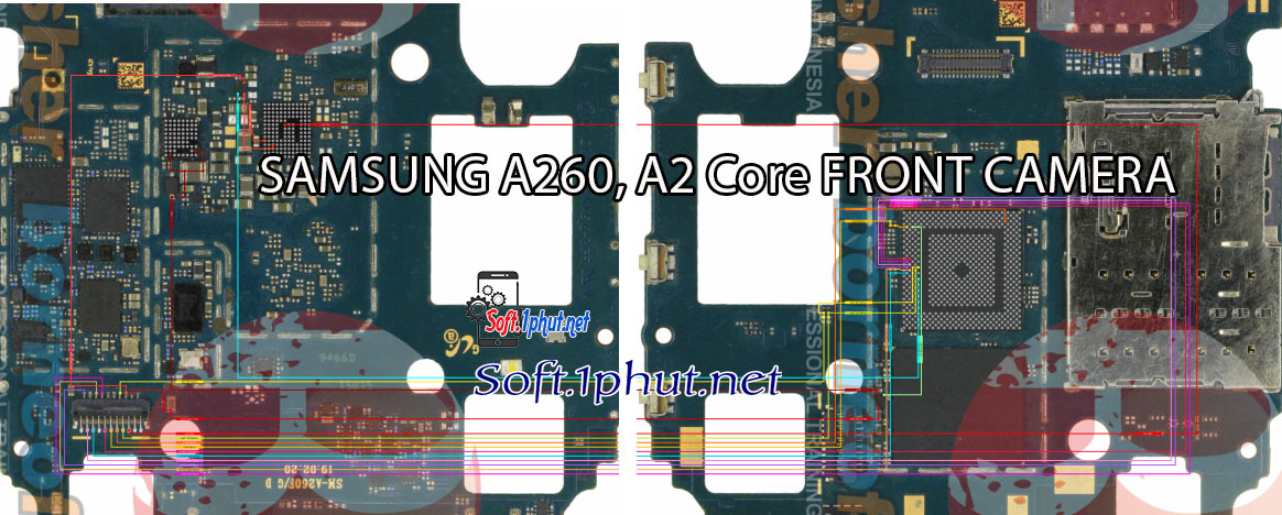 SƠ ĐỒ SỬA CHỮA SAMSUNG A260, A2 Core LỖI CAMERA TRƯỚC BỊ MỜ , KHÔNG HOẠT ĐỘNG