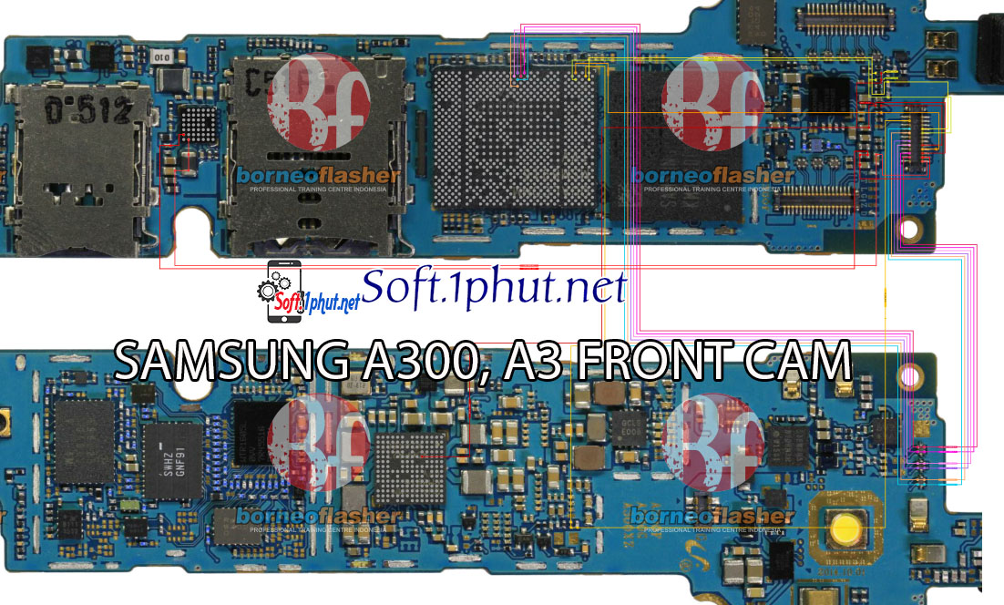 SƠ ĐỒ SSỬA CHỮA LỖI CAM TRƯỚC BỊ MỜ, KHÔNG HOẠT ĐỘNG SAMSUNG A300, A3