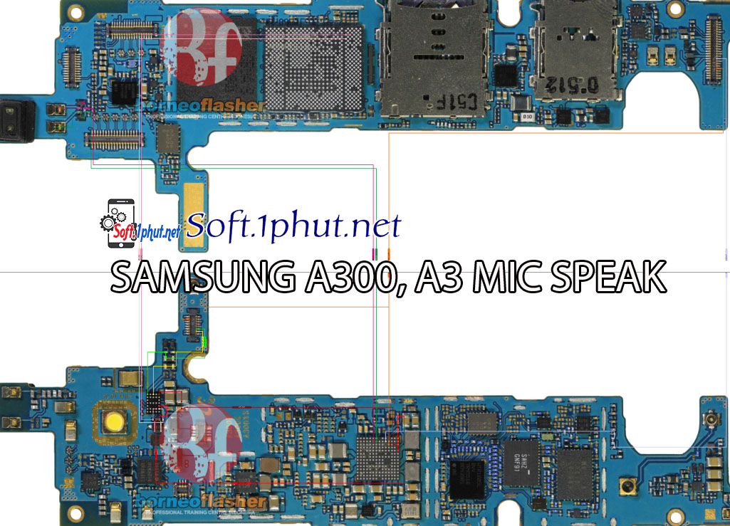 SƠ ĐỒ SỬA CHỮA LỖI MIC NÓI SAMSUNG A300, A3
