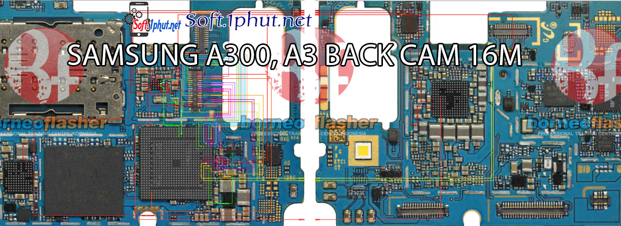SƠ ĐỒ SỬA CHỮA SAMSUNG A30, A305 LỖI CAMERA  SAU 16M BỊ MỜ, KHÔNG HOẠT ĐỘNG