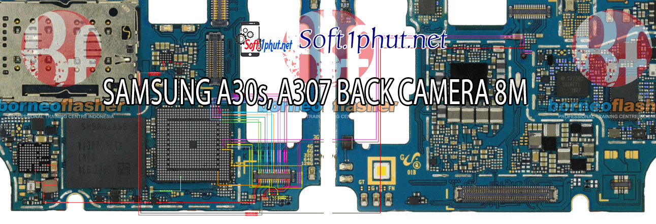SƠ ĐỒ SỬA CHỮA CAM SAU 8M BỊ MỜ, KHÔNG HOẠT ĐỘNG SAMSUNG A30s, A307