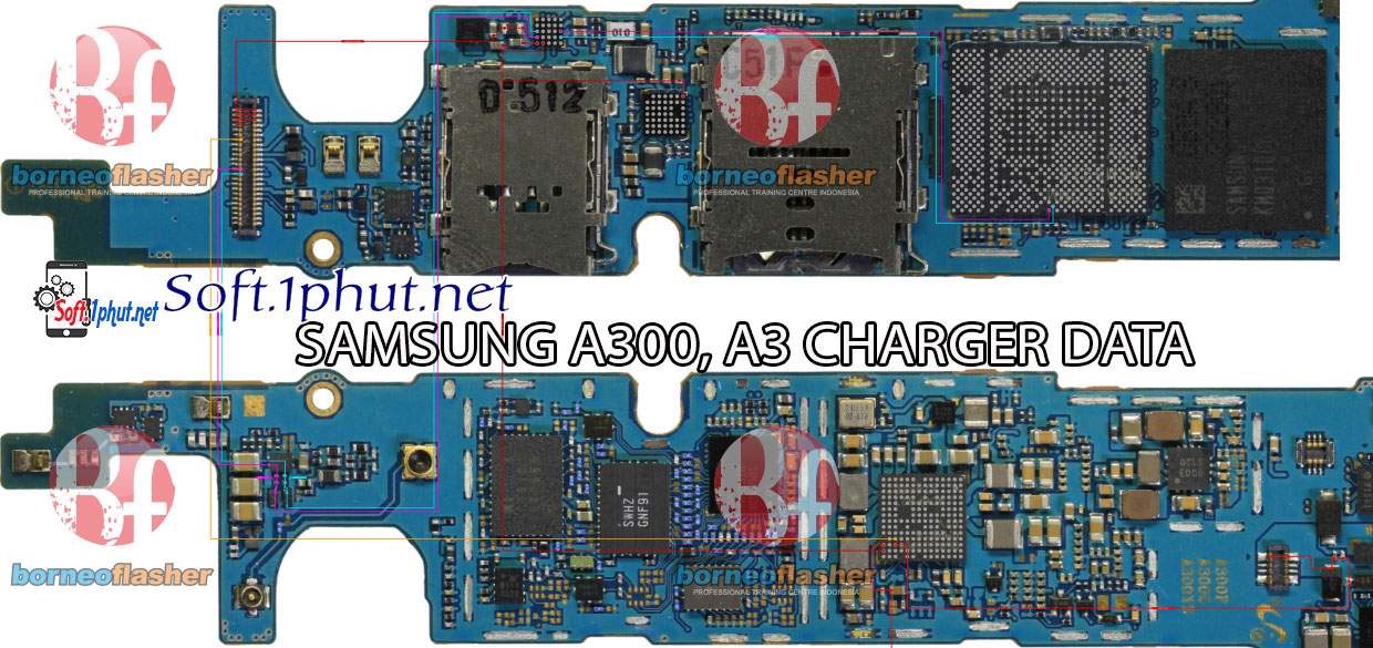 SƠ ĐỒ SỬA CHỮA LỖI SẠC SAMSUNG A300, A3