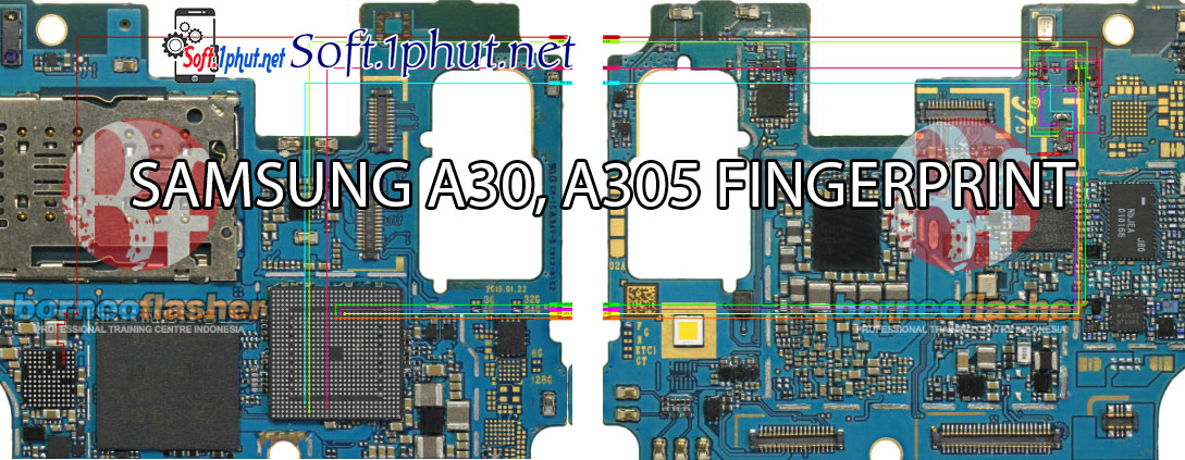 SƠ ĐỒ SỬA CHỮA LỖI MẤT VÂN TAY SAMSUNG A30, A305