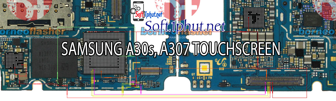 SƠ ĐỒ SỬA CHỮA LỖI CẢM ỨNG SAMSUNG A230s, A307